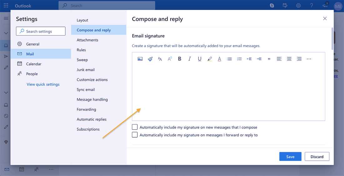Wie man eine E-Mail-Signatur mit Outlook erstellt
