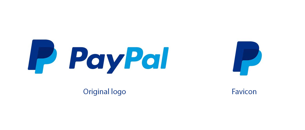 Normales Logo vs. Favicon-Logo