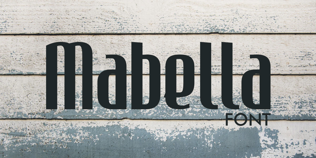 Font mabella Logogenie