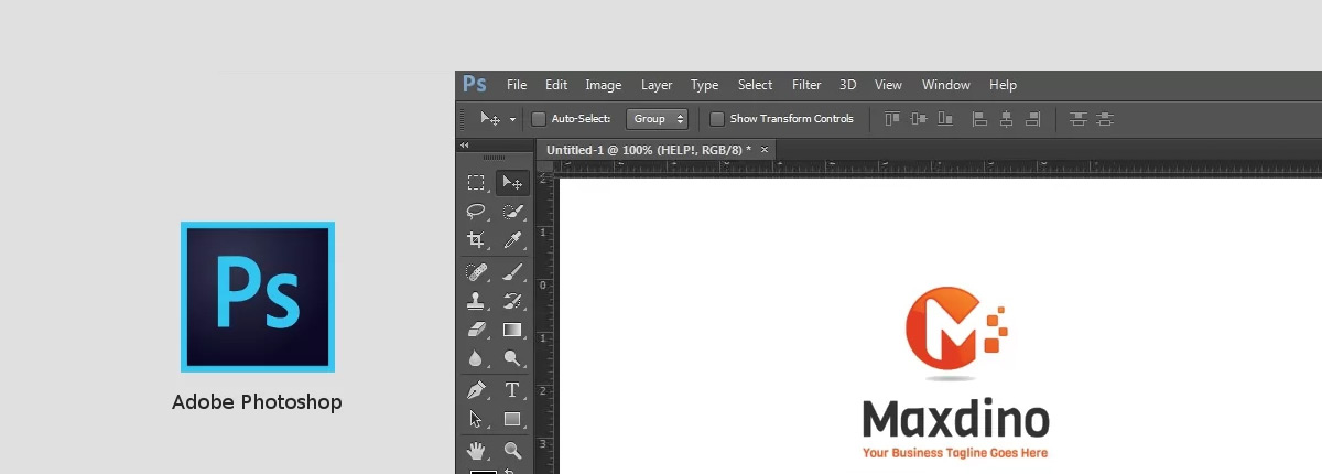 Wie man Photoshop verwendet, um ein Vektorlogo zu bearbeiten Wie man Photoshop verwendet, um ein Vektorlogo zu bearbeiten