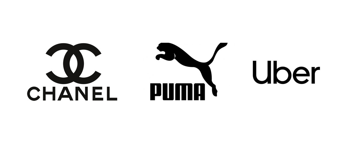Bedeutung der Farben Schwarz und Weiß für Logos