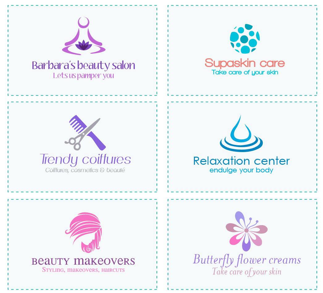 Logos fürs Kosmetikgewerbe