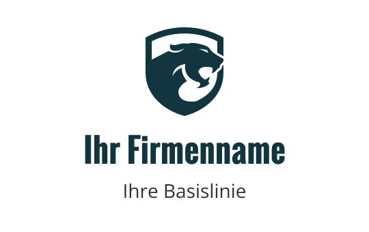 Marineblaues Logo mit einem stilisierten Panther, der Stärke und Agilität in der Tigerindustrie repräsentiert.