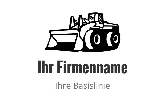 Fettes Logo-Design mit moderner Typografie und anpassbaren Textelementen