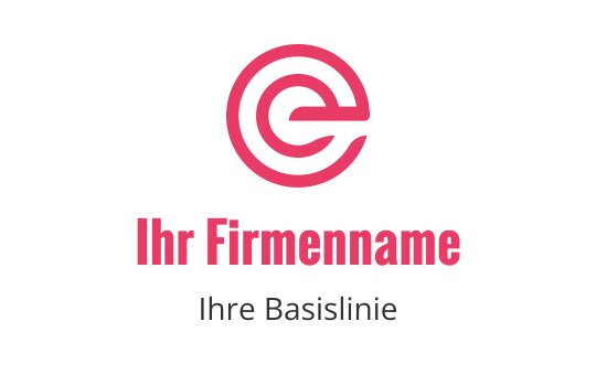 E logo