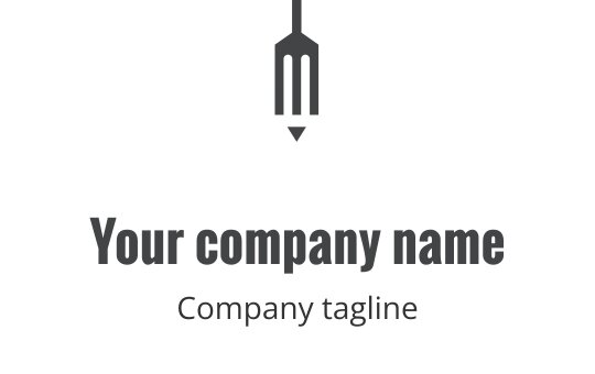 Modernes graues Logo-Design mit abstrakten Formen und dynamischen Linien