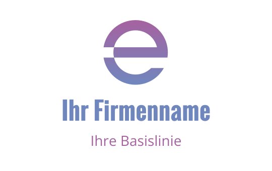 E logo