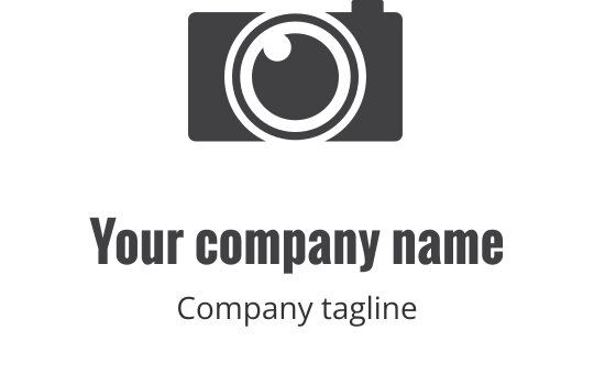 Elegantes graues Logo-Design mit einer stilisierten Buchstabenform