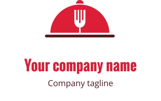 Elegantes kastanienbraunes Logo-Design mit stilisierten Glocken in modernem Stil