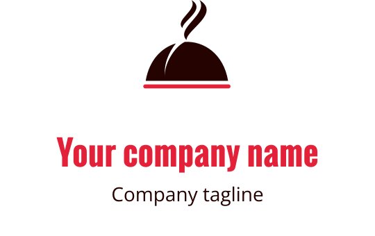 Elegantes kastanienbraunes Logo-Design mit stilisierten Glocken in modernem Stil