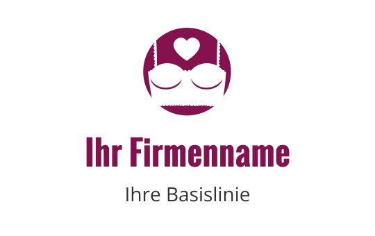 Verspielt gestaltetes Logo mit einem Superheldengesicht, Herz und Brille