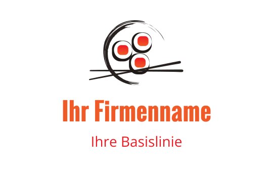 Verspieltes Logo-Design mit abgerundeten Formen und schnurrbartähnlichen Linien