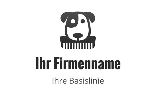 Pet-grooming logo
