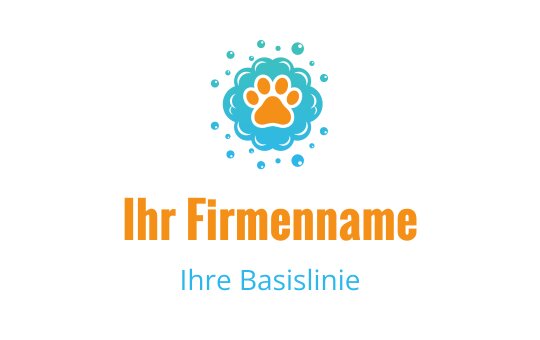 Pet-grooming logo